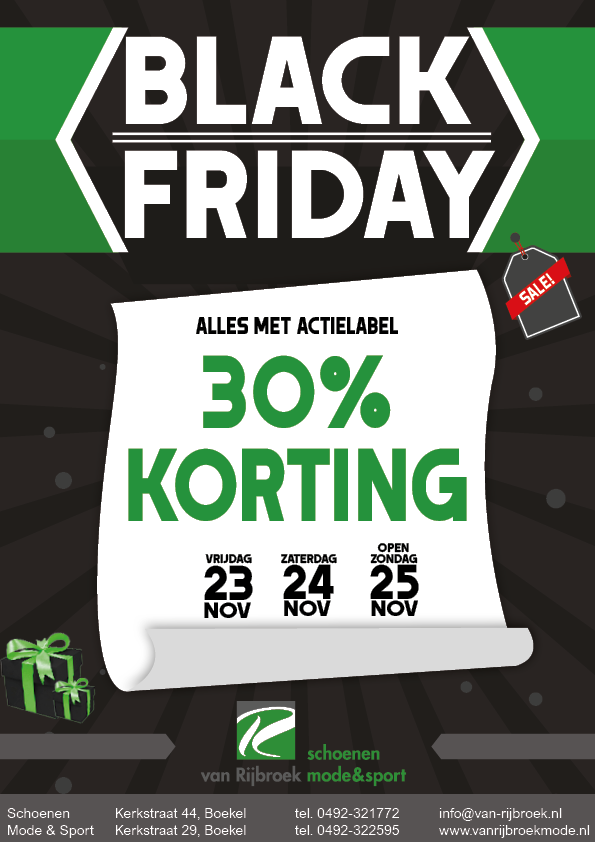 Black Friday Weekend Van Rijbroek